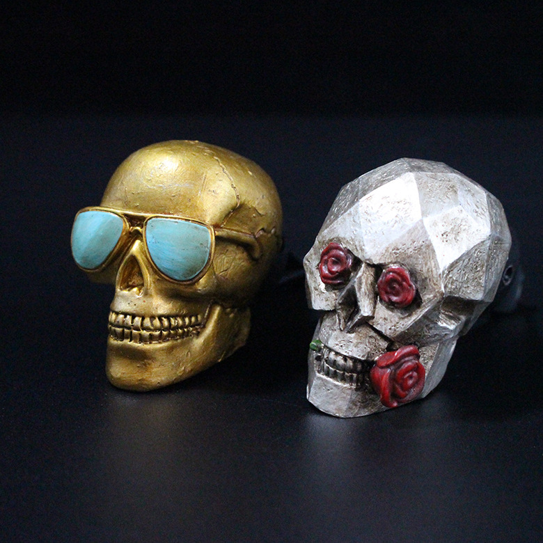 2‌pcs/set Resin Rose Skull Car - đánh giá và giá Car Air Freshener
